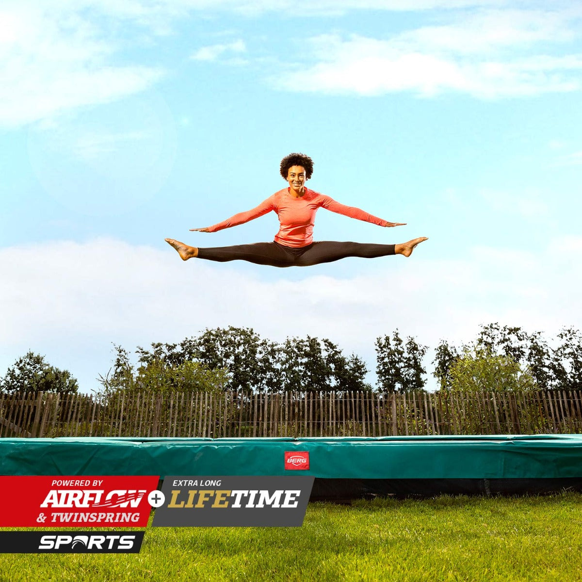 Berg 17Ft Grand Champion Inground Trampoline