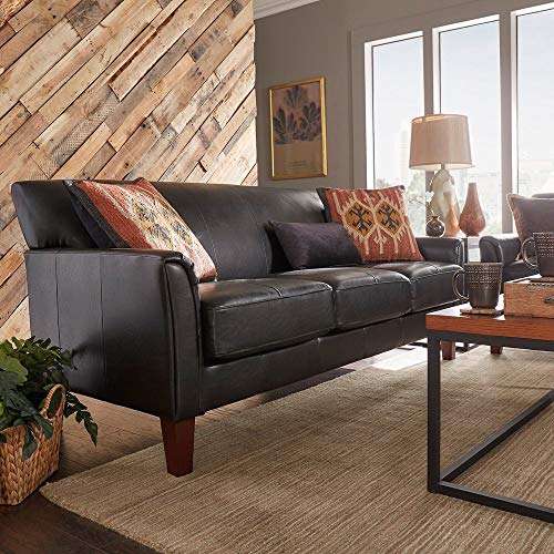 Inspire Q Uptown Modern Sofa by Classic White Foam, Linen