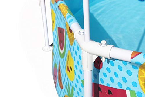 Bestway Splash in Shade Play Pool Family Swimming Pool Above Ground Portable Swimming Pool for Kids and Adult(8 ft x 8 ft x 1.8 ft)