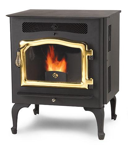 Magnum Country Flame Little Rascal Wood Pellet Stove With Auto Ignition Black Door & Legs New