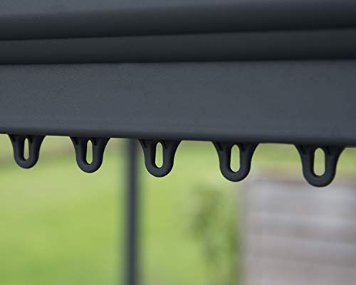 Palram HG1064 Palermo Gazebo Netting, Gray