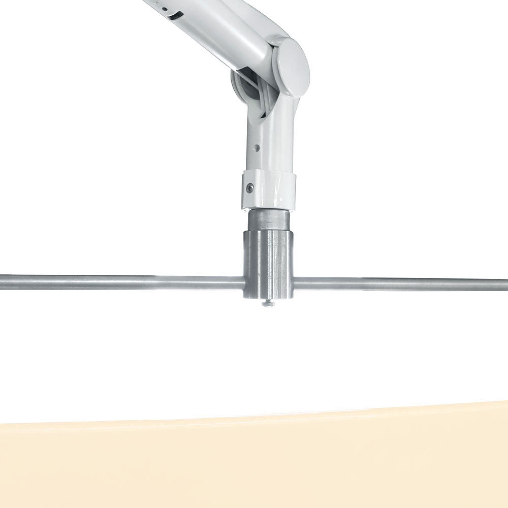 Phillips Safety Round Arm Overhead Lead Acrylic (0.5mmPbEq) Mobile Barrier with Lead Curtain