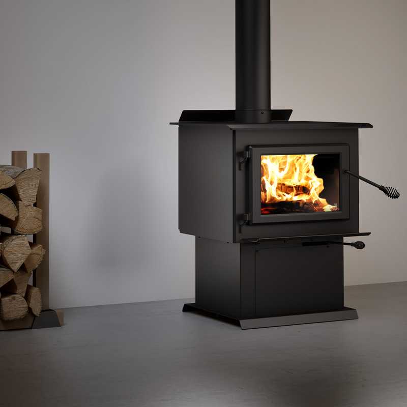 Century Heating FW2900 EPA Certified 2,100 Sq. Ft. Wood Stove On Pedestal New