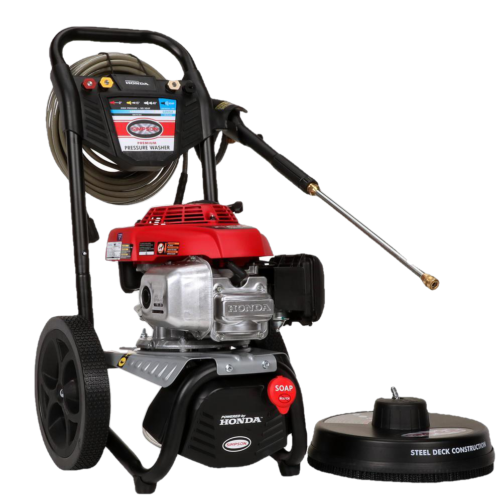 Simpson MegaShot MS60808 3000 PSI 2.4 GPM Honda GCV160 Gas Pressure Washer New