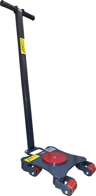 Pake Handling Tools PAKRM04 4 Roller Steel Rotating Machine Dolly 2200 lb Capacity New