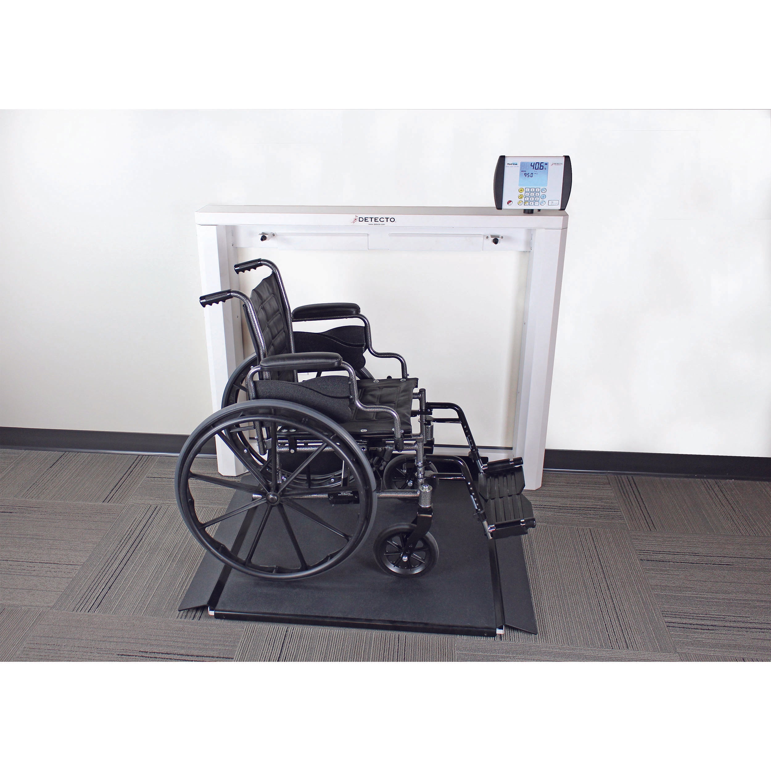 Detecto 7550 Wall-Mount Fold-Up Wheelchair Scale