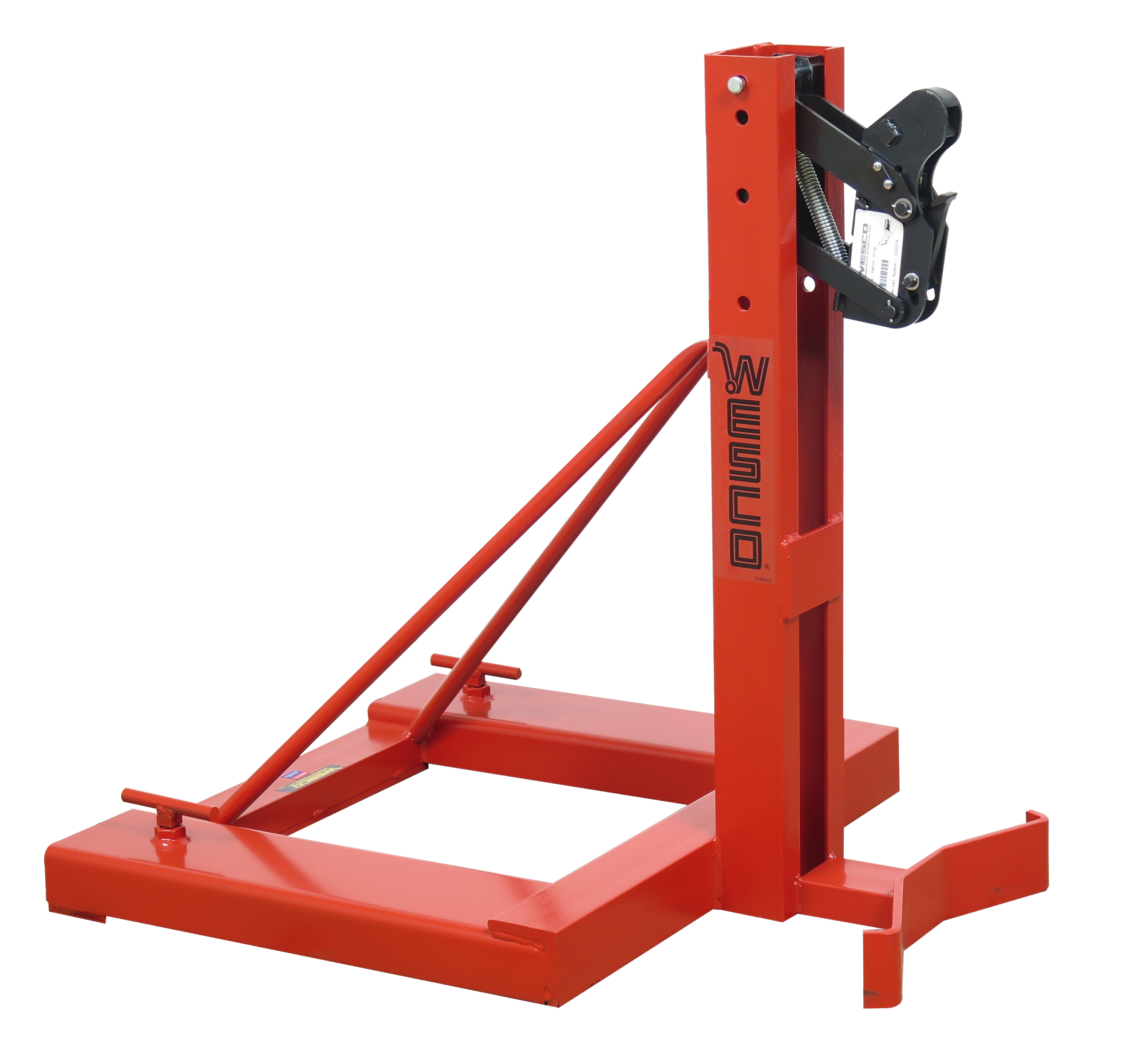 Wesco 240091 Gator Grip Forklift Single Drum Grab Handler Capacity 1000 lbs New