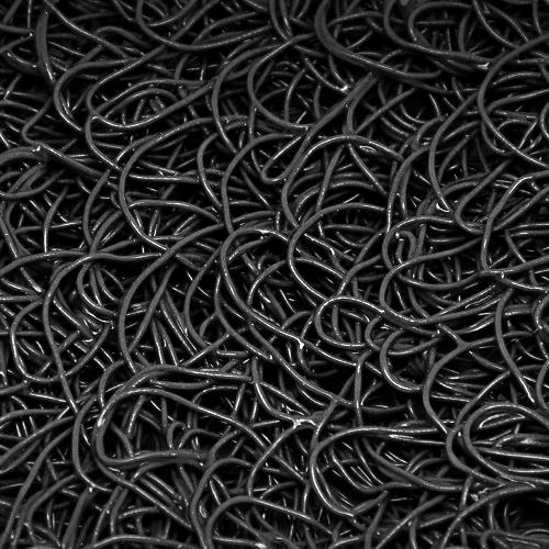 Vinyl Mesh Inlay Logo Mats 3' X 10' Black