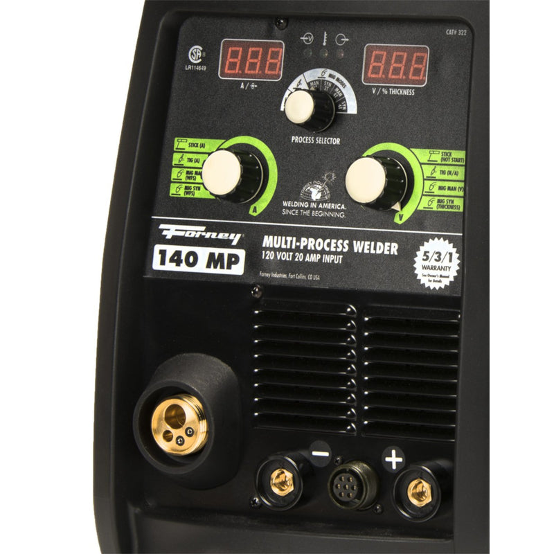 Forney  140 amps 115 volt DC  3-in-1 Welder  38 lb. Green