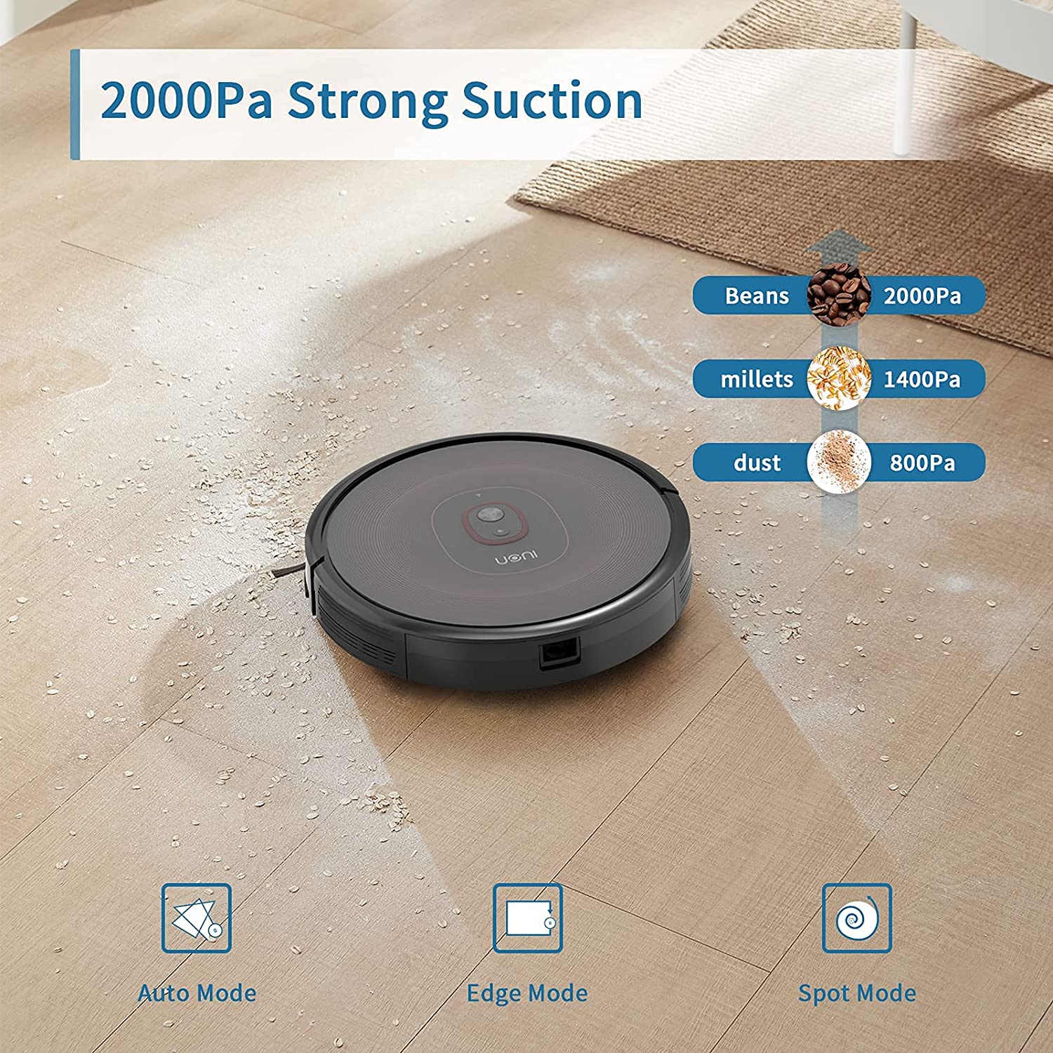 Uoni S1 Robot Vacuum Cleaner New