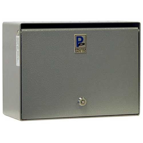 Protex Wall Mounted Depository Drop Box SDB-250 with Tubular Lock - 12