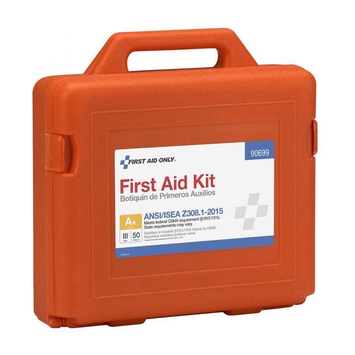 First Aid Only 50 Person Bulk Weatherproof First Aid Kit, ANSI Compliant (Case Of 3)