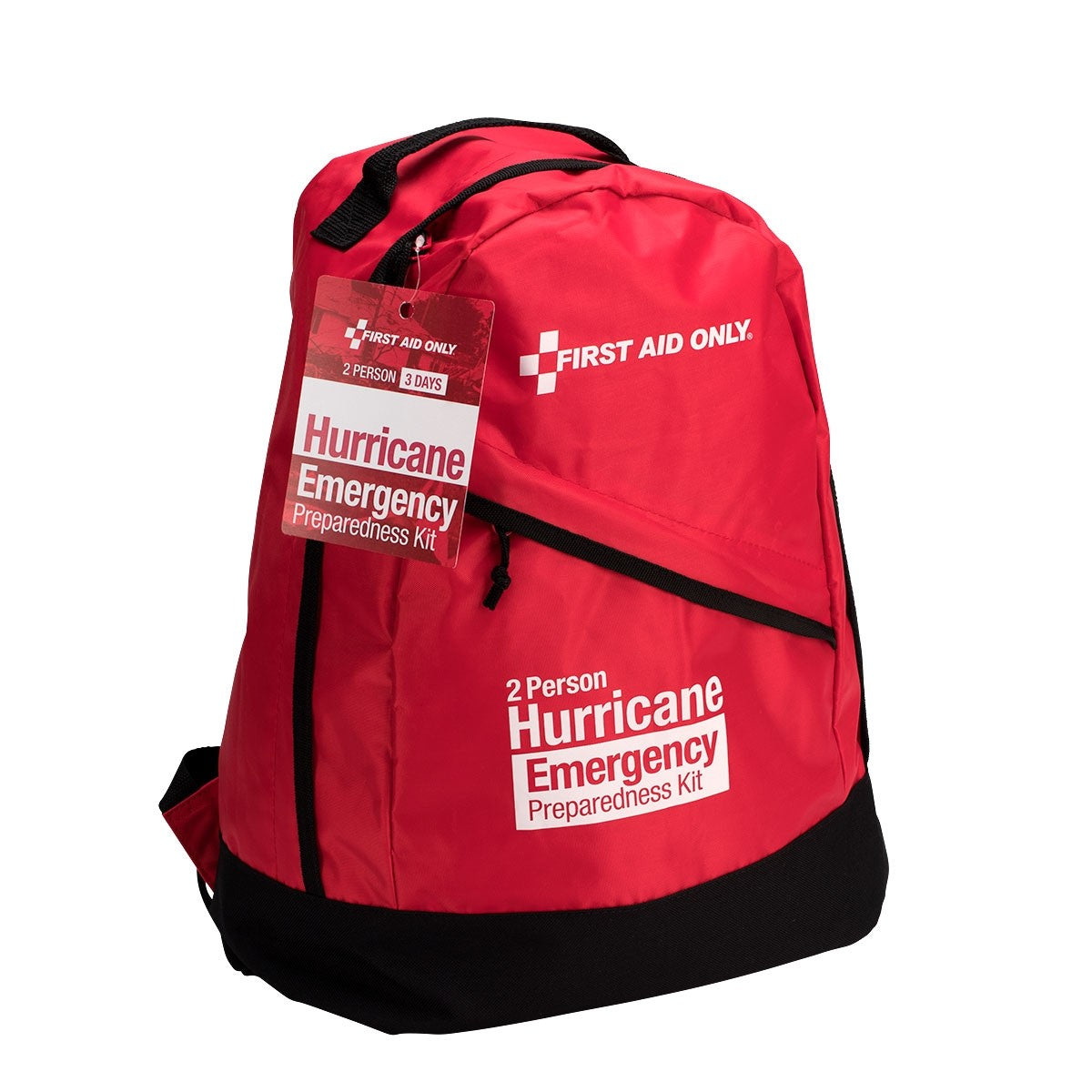 First Aid Only 2 Person Emergency Preparedness Hurricane Backpack (2 per order)