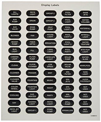 Hayward AQL2-WB-RF-PS-4 Black Goldline Wireless Wall Mount Remote Display/Keypad Replacement for Hayward Pro Logic PS-4 System