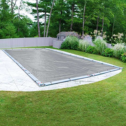 Pool Mate 302545R-PM 20-Year Premium Winter In-Ground Pool Cover, 25 x 45-ft, Dove Gray
