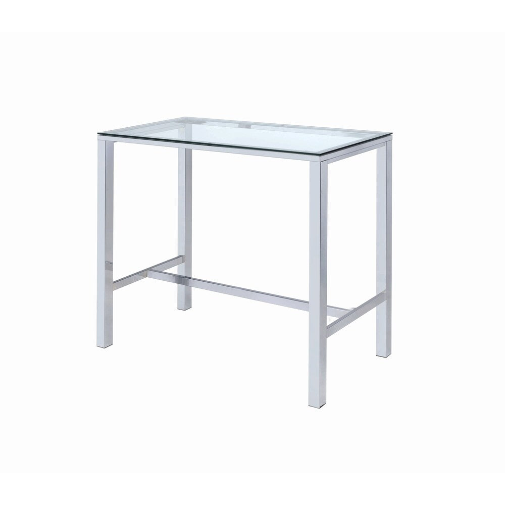Contemporary Glass Bar Table