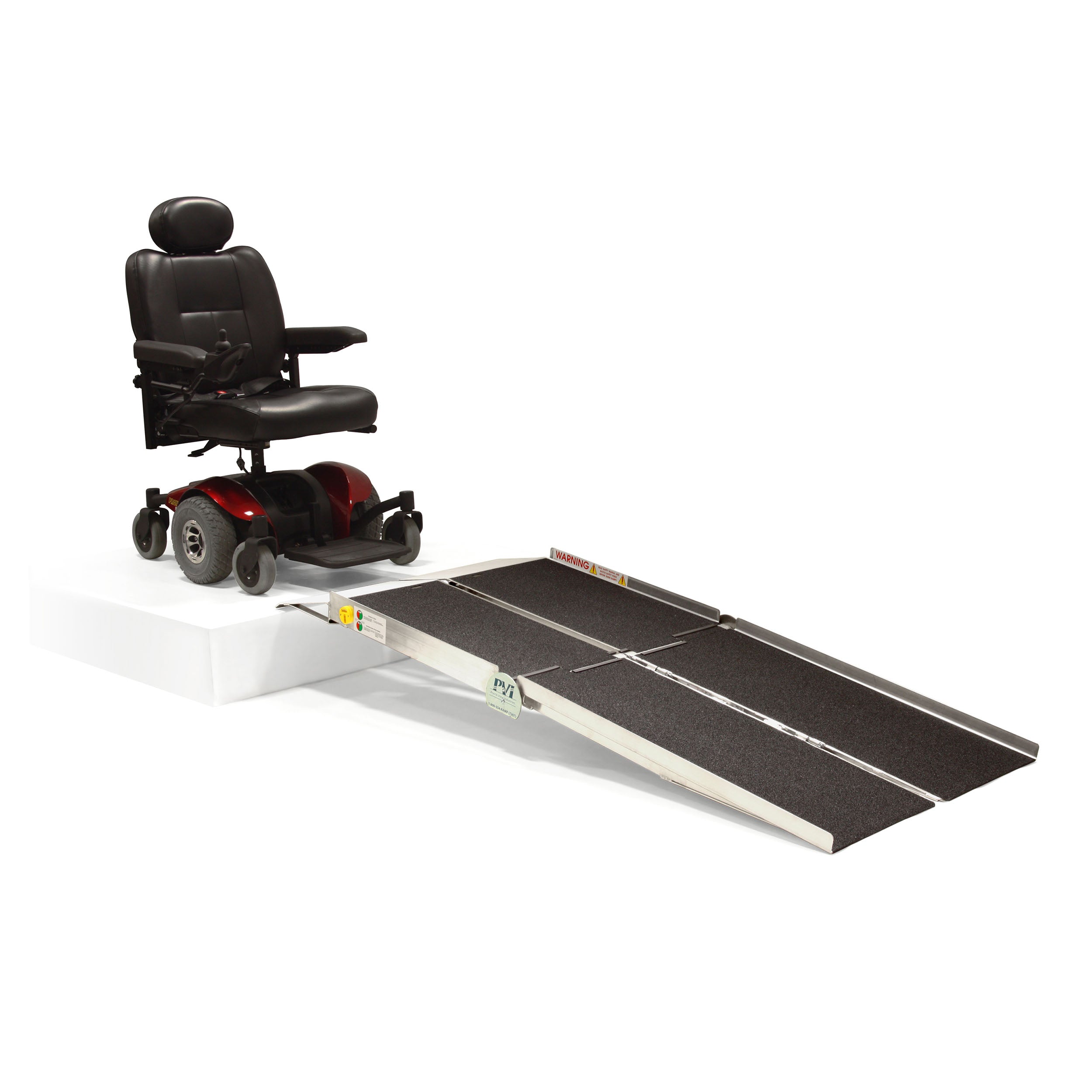 PVI Ramps Multifold Reach Wheelchair Ramp with Extended Lip