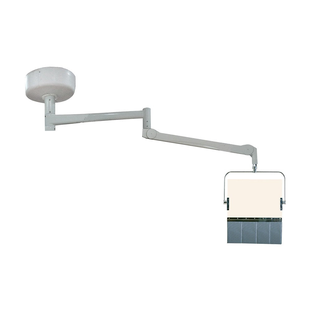 Phillips Safety Ceiling Mounted Lead Acrylic Barrier with Lead Curtain