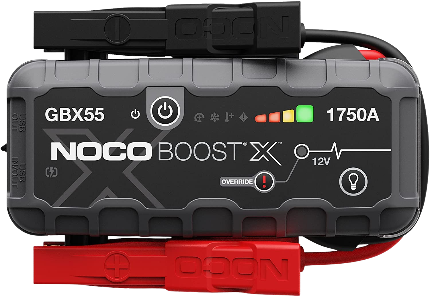 NOCO GBX55 Boost X 1750A 12 Volt UltraSafe Lithium Jump Starter Portable Power Bank Charger New