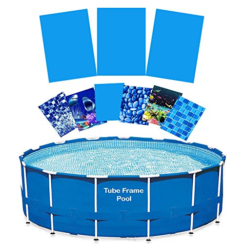 24' Tube Frame Pool Liner Replacement Re-Lining Kit … (Glacier Peak)
