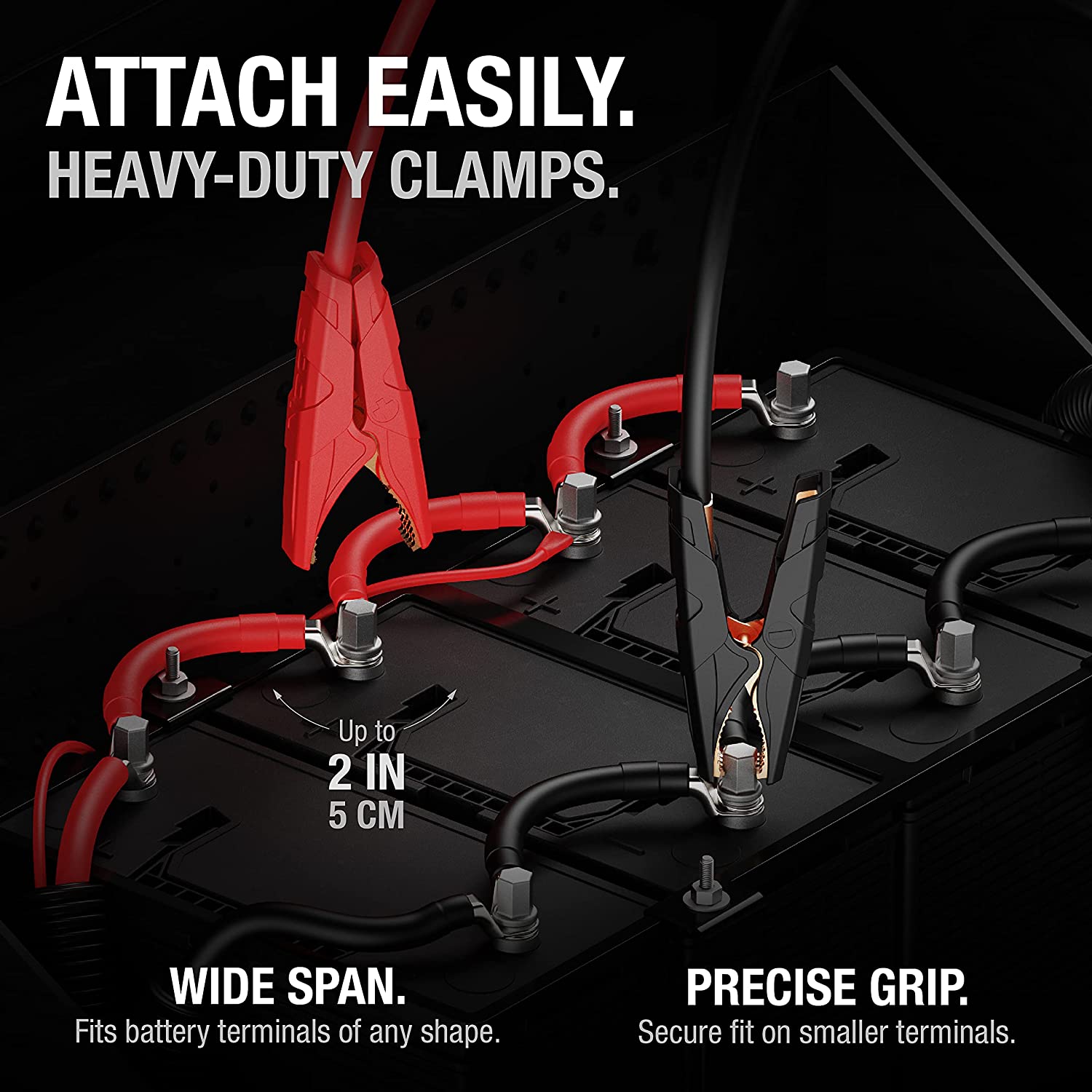 NOCO GBC004 Boost MAX 24 Inch 12v and 24v Battery Clamps New