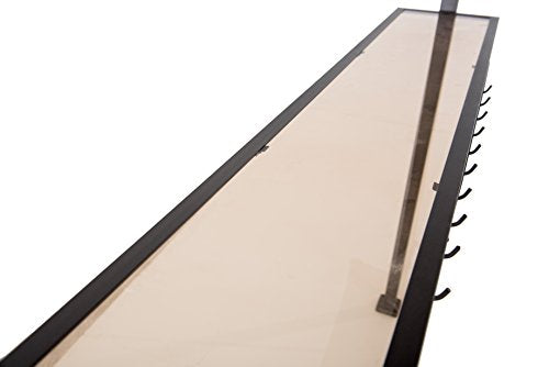 Sunjoy L-GG001PST-F 8' X 5' Soft Top Brown Double Tiered Canopy Grill Gazebo With 4Pcs Led Gazebo Grill,