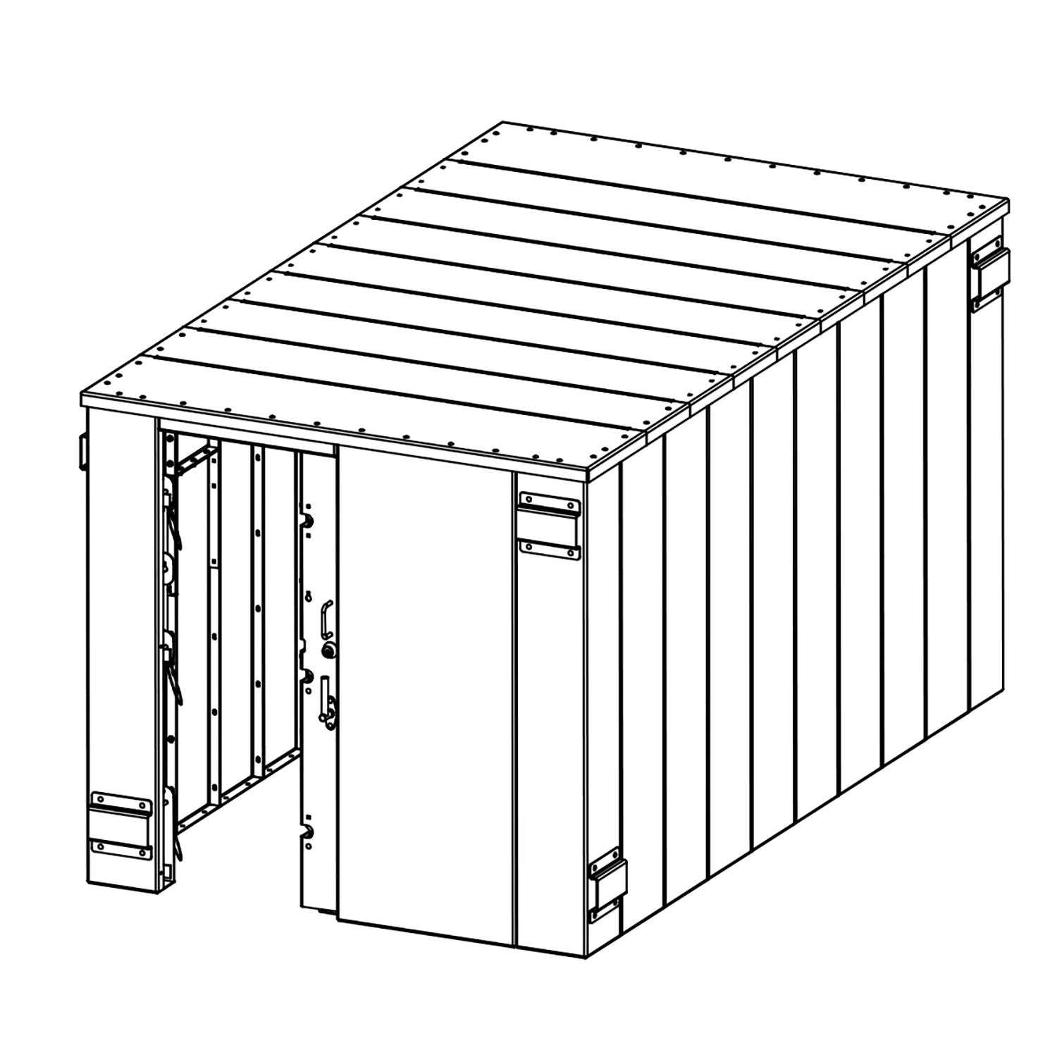 Swisher ESP 25-Person Private / 15-Person Business Capacity Safety Shelter