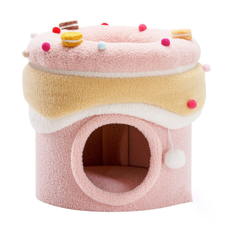 Cupcake Double Deck Cat Bed