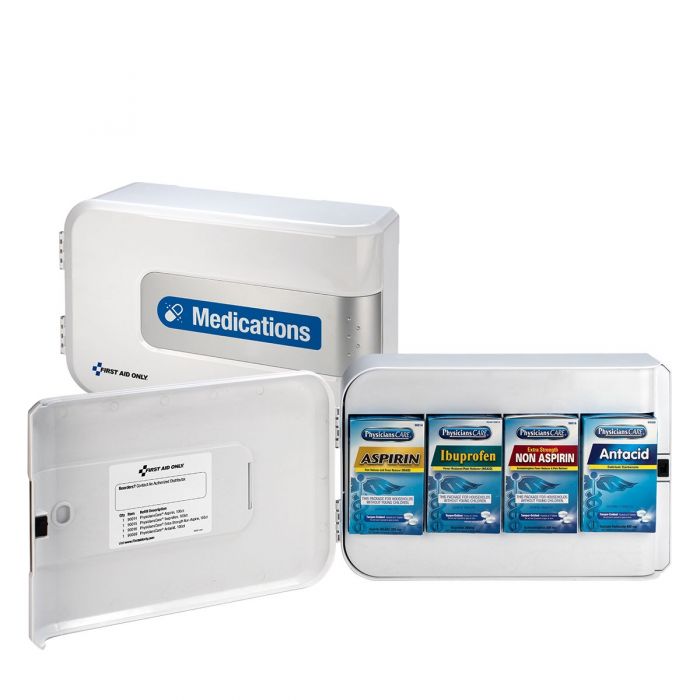 First Aid Only Smart Compliance Complete Medication Station (Case Of 2)