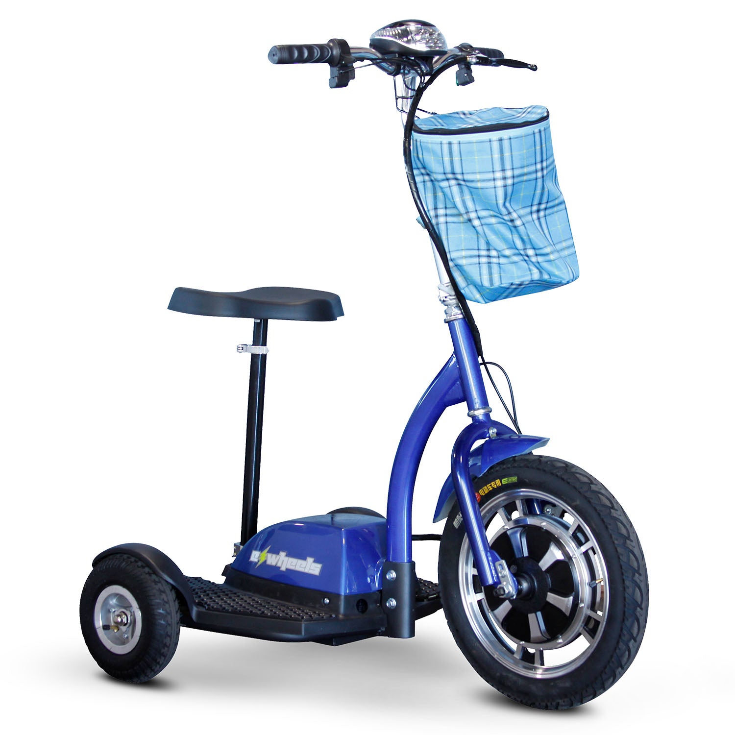 EWheels EW-18 Stand-in-Ride 3-Wheel Folding Mobility Scooter