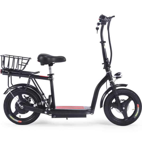 Mototec 48v350w Cruiser Lithium Electric Scooter Black