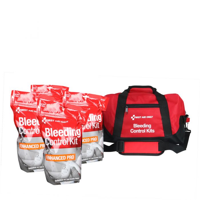 First Aid Only Bleeding Control Multiple Victim Bag