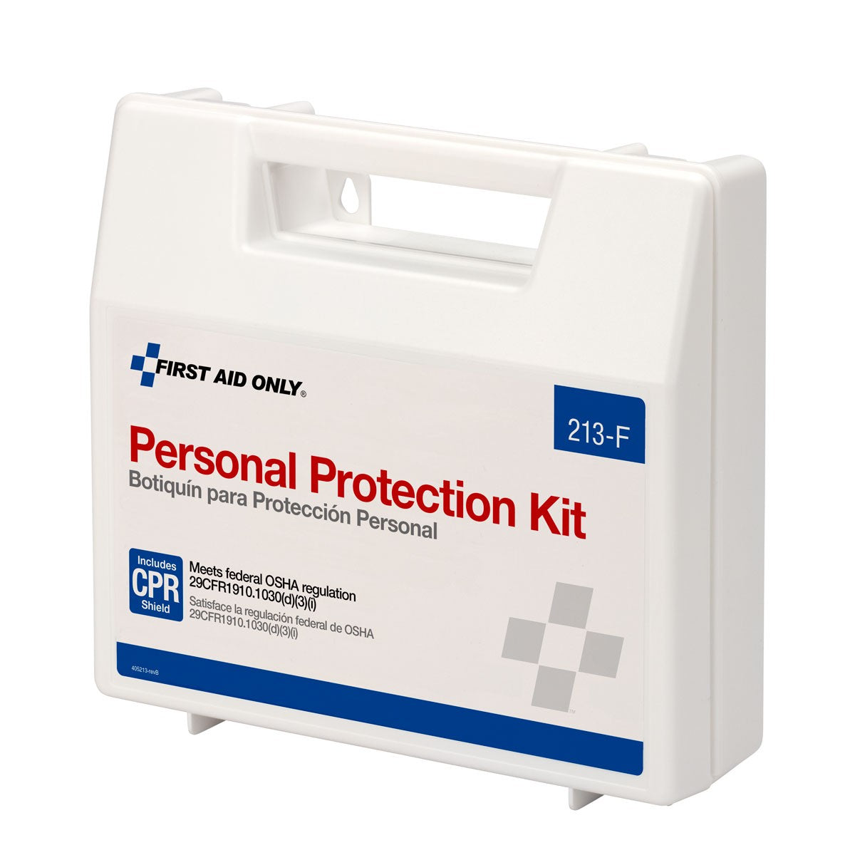 First Aid Only Personal Protection Kit, BBP (Bloodborne Pathogen) Spill Clean Up Apparel Kit with CPR Pack, Plastic Case (5 per order)