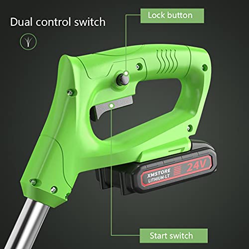 Electric Lawn Mower Small Household Lawn Mower Rechargeable Lawn mower-1600W-mowing/weeding/shrubs Easily Replace Manual Weeding