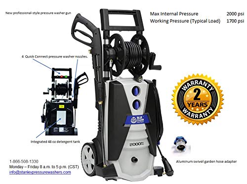 AR Annovi Reverberi AR390SS Electric Pressure Washer, Classic Design, 2000 PSI