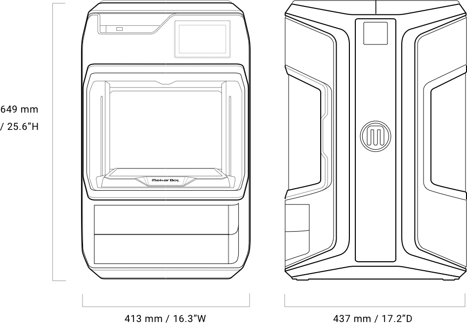 MakerBot Method 3D Printer 17.2
