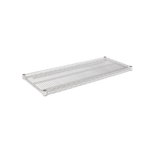 Alera Industrial Wire Shelving Extra Wire Shelves, 48w x 18d, Silver, 2 Shelves/Carton