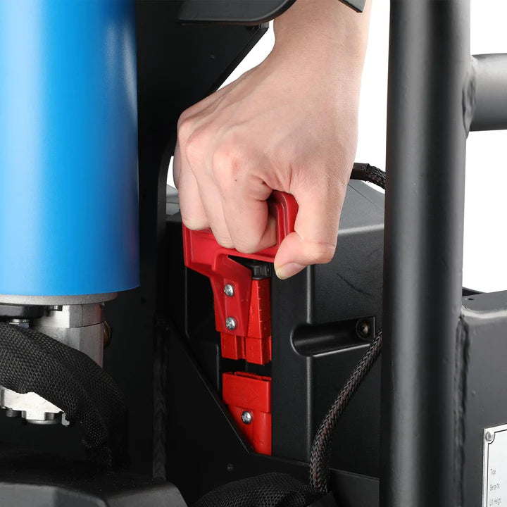 Apollolift A-1020 Fully Electric Walkie Powered Pallet Jack with Lithium Battery 3300 lbs Capacity 48