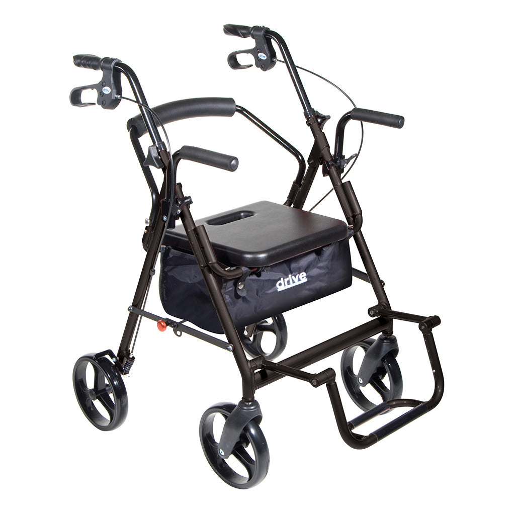 Drive Medical Duet Rollator/Transport Chair with 8