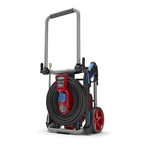 Briggs & Stratton S2000P 2000 MAX PSI at 1.1 GPM Electric Pressure Washer with Power flow+ Technology, Detergent Tank, 25-Foot High-Pressure Hose, and 7-in-1 Nozzle