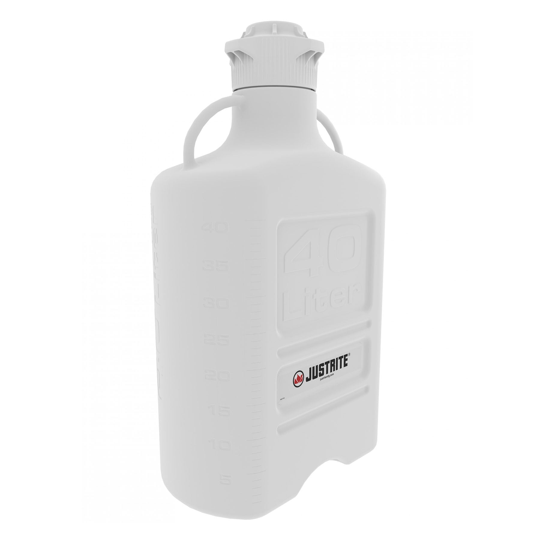 Justrite Carboy, High-Density Polyethylene (HDPE), 120 mm Cap