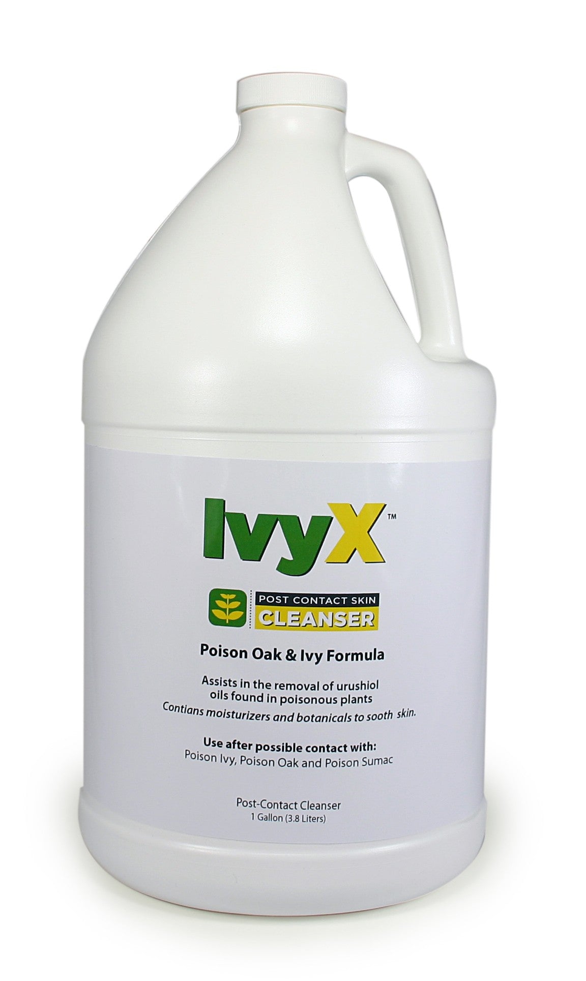 First Aid Only IvyX Post-Contact Cleanser, Gallon Jug (3 per order)