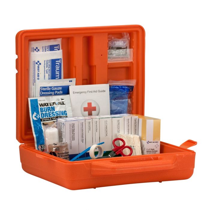 First Aid Only 50 Person Bulk Weatherproof First Aid Kit, ANSI Compliant (Case Of 3)