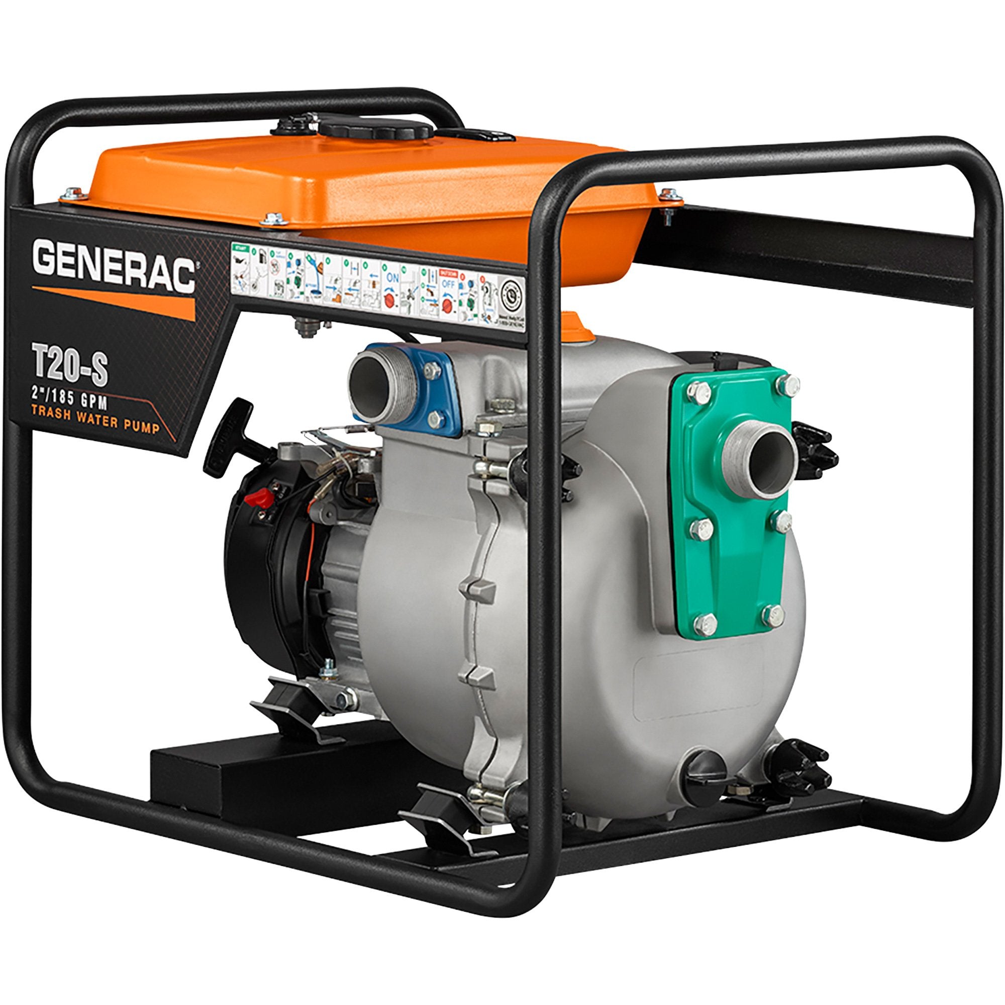 Generac 6920 T20-S 185 GPM 211cc  2