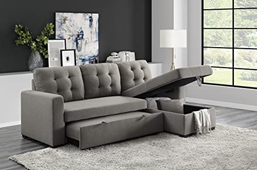 Lexicon ABEL Reversible Sofa Chaise, Gray