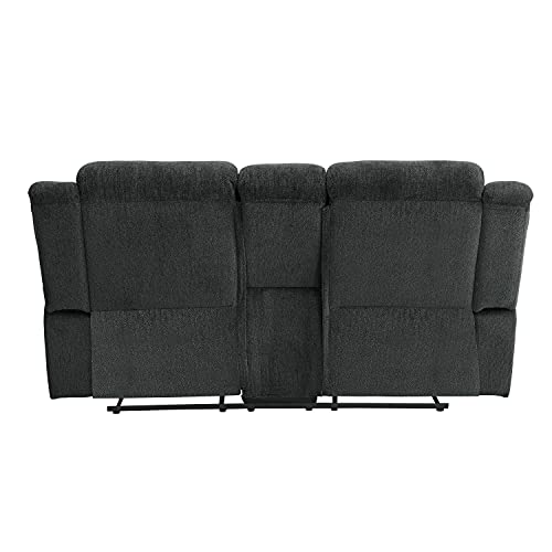 Lexicon Huddart Fabric Double Manual Reclining Loveseat, 79.5