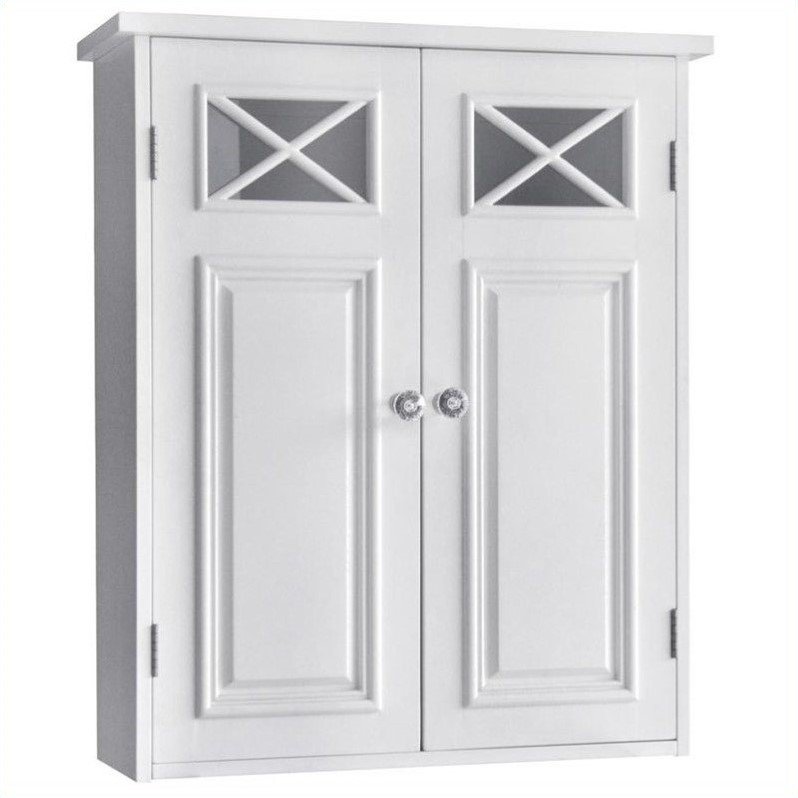 2-Door Wall Cabinet in White