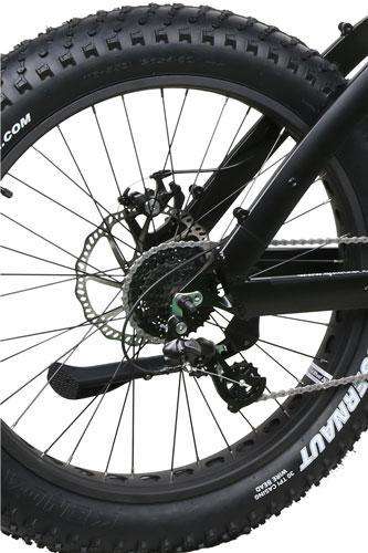 QuietKat 18QKM1000CCHM-BLK Warrior 1000W 48V 26