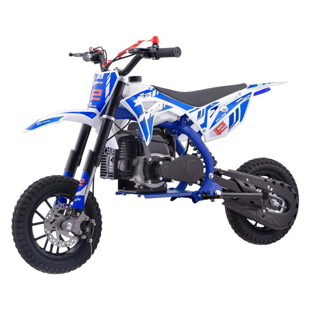 MotoTec Villain 52cc 2-Stroke Kids Gas Dirt Bike