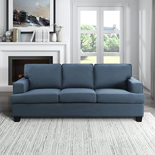 Lexicon Elein Living Room Sofa, Blue